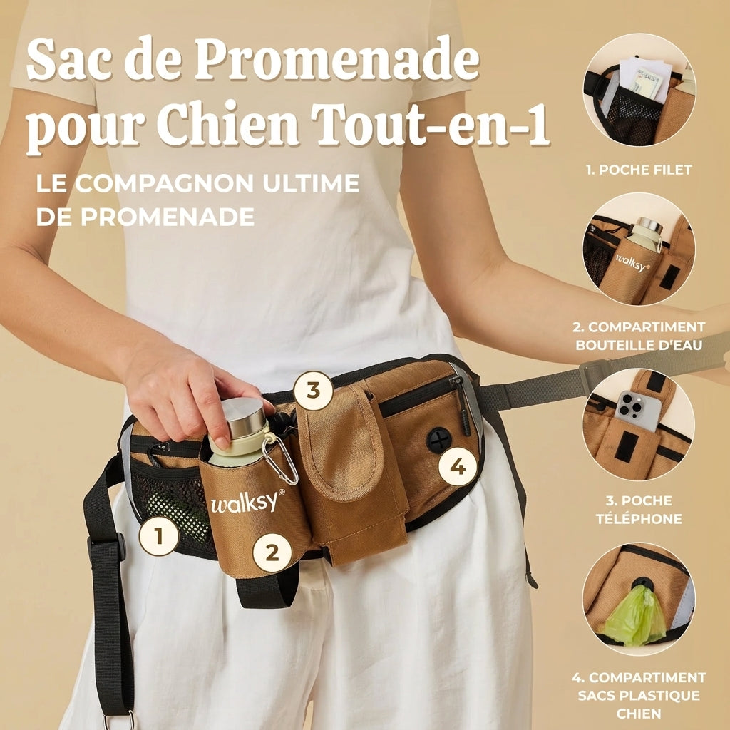 Walksy : Sac Mains-Libres Tout-en-Un